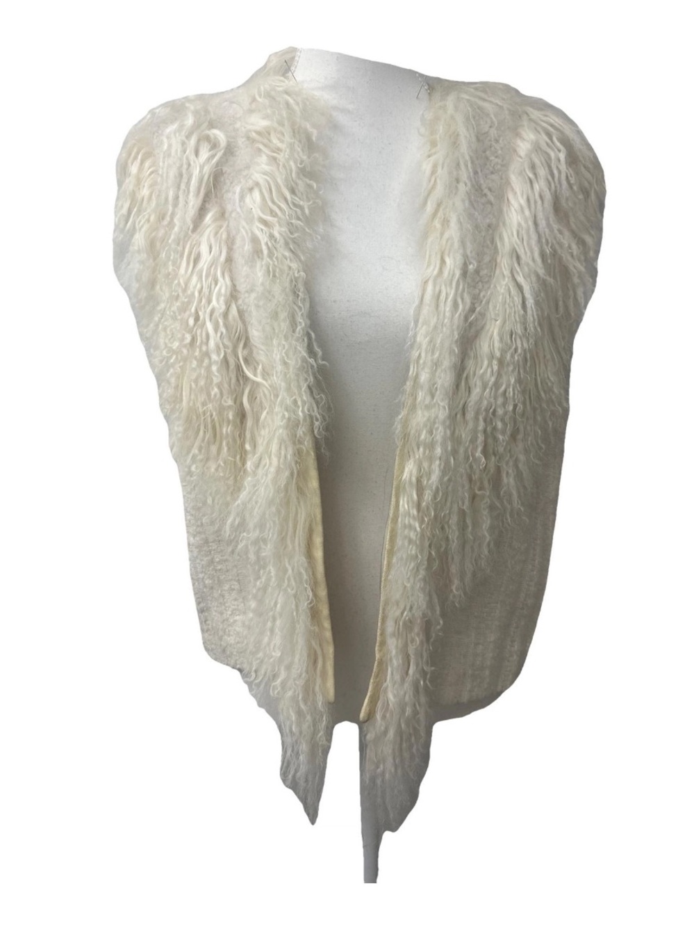 Helmut Lang Vest Lamb fur and wool XS / S